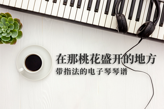 在那桃花盛开的地方(带指法）